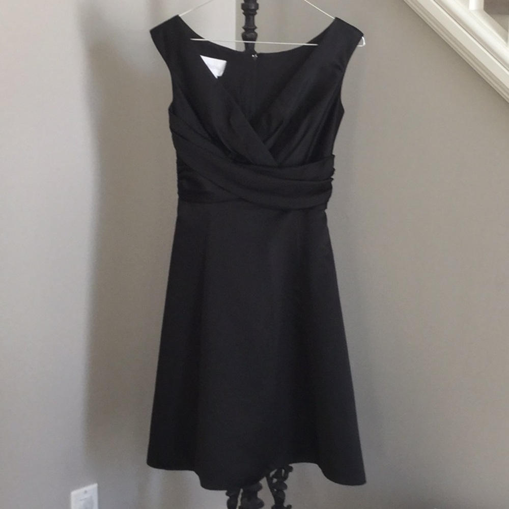 David’s Bridal black bridesmaid Dress